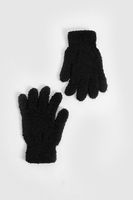 guantes suaves negro