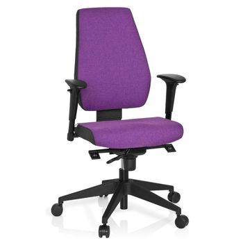 Silla De Oficina, Ergonómica Para Ordenador Pro-tec 500 Tela Lila