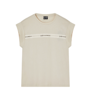 ea7 para mujer 7w000958af12503 camiseta logo beige s casual algodon sin mangas  tirantes