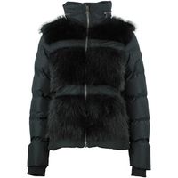 peak mountain abrigo de plumas doudoune fourrure afourir para mujer