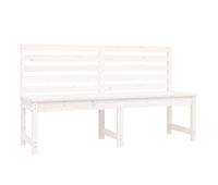 vidaxl banco de jardin madera maciza pino blanco 1575 cm