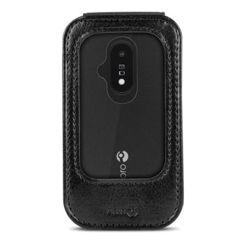 Funda para móvil Doro 7988 Piel Negra para modelos 6040 6060 6820 6880 7030 7080