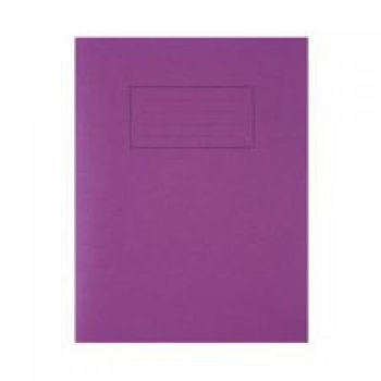 Silvine 9x7 Exercise Book Ruled Purple PK10