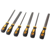kit 6 limas 8 planaredondacuadrada para carpinteria y metales