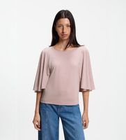 boss para mujer 50563295 blusa manga campana rosa s casual poliester manga 34