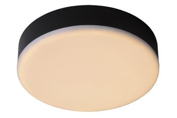 Lámpara de techo de aluminio con 1 led integrado, negro