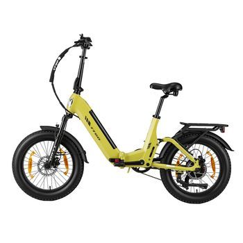 Bicicleta Eléctrica Plegable Ttgo F7 250 W 48 V 15 Ah, Fat Bike De 20