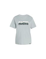 camiseta adidas soft side mujer gris