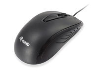 mouse compact equip life optico negro usb 1000dpi
