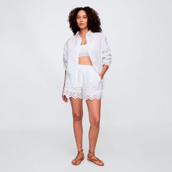 GAP Shorts de popelina con ojales 717874-275