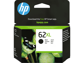 Cartucho de tinta - HP 62 XL, Negro, C2P05AE
