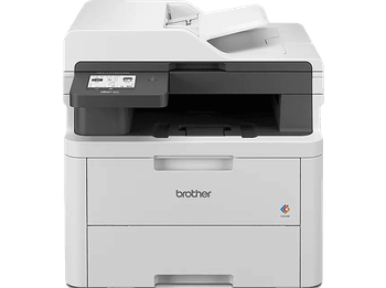 Impresora multifunción láser - Brother MFC-L3740CDWE, Impresión doble cara, Color, WiFi, Fax, Blanco