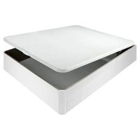 canape abatible madera chep 3d transpirable altura 32 cm - blanco - 105x190 cm