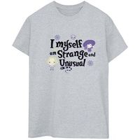 beetlejuice camiseta i myself am strange and unusual para mujer