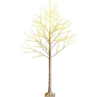 180 cm cadena de luces costway decoracion para navidad 96 luces led calidas y blancas