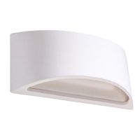 lampara de pared blanco ceramica alt 14 cm