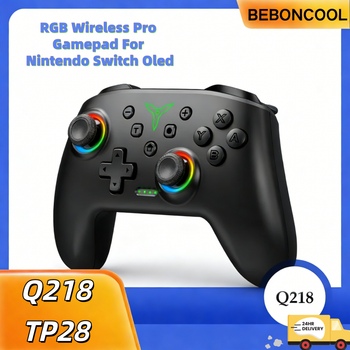 Controlador inalámbrico BEBONCOOL para consola Switch2/Switch, Gamepad con batería recargable de 600/1000Mah, función programable