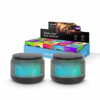 altavoces garza portatiles inalambricos bluetooth 51 75db con luz rgb