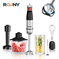 batidora de mano electrica 6 en 1 multiusos cuchillas de acero inoxidable para el hogar y la cocina 1500w max