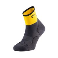 calcetines lurbel desafio four gris amarillo talla m