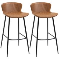 taburetes de bar 45x49x946 cm marron