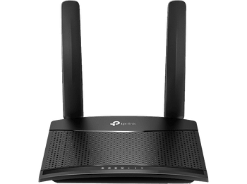 Router - TP-Link TL-MR100, 3G/4G, LTE, 300 Mbit/s, MicroSIM, Ethernet LAN/WAN, Negro