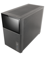 caja microatx gaming mars gaming mc-lcd negra con pantalla ips 8 mini hdmi ventana lateral cristal templado