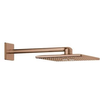 Conjunto De Ducha Mural Grohe Rainshower Smartactive 310 Cube 430 Mm, 2 Chorros Bronze, 26479dl0