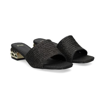 Exe Sandalias Con Tacón Mujer - Negro Talla 39