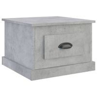 mesa de centro 50x50x35 cm madera - gris