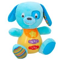 peluche perrito winfun interactivo con luces y sonidos 155x115x165 cm azul
