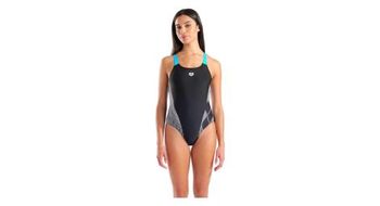 Traje de bano arena lily mujer negro azul