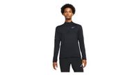 camiseta nike element negra 1 4 zip hombre