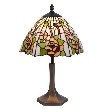 Sobremesa Base De  Hexagonal   Tiffany D. 30cm  Compact