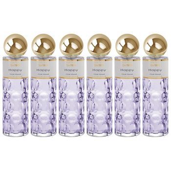 Pack De 6 Eau De Parfum Mujer Saphir Happy 200ml