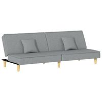 sofa cama  cama para adultos tela gris claro