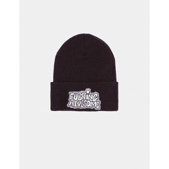 Fucking Awesome Gorro GORRO PBS LOGO CUFF BEANIE NEGRO para hombre