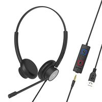 tellur voice 420 auriculares alambrico diadema usb type-c  usb type-a negro