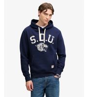 superdry para hombre m2014562a sudadera con capucha essential marino m casual algodon