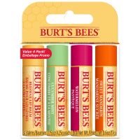 burts bees 100 natural moisturising lip balm pack of 4