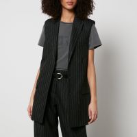 golden goose journey pinstriped wool-blend blazer - it 36uk4