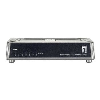 LevelOne FSW-0808TX Switch 8 Puertos 10/100 Mbps