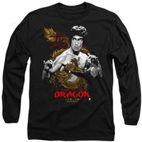 bruce lee camiseta manga larga golden year of the dragon para mujer