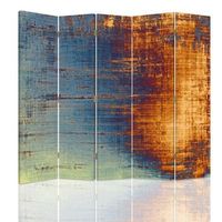 legendarte - biombo contemporary fade effect - separador de ambientes para interiores cm 180x170 5 paneles