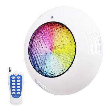 LED ATOMANT Foco de Piscina LED 45W RGB, Luz para Piscina Impermeable IP68 Sumergible, Cable de 2,5m o 20m, Con o sin Transformador AC 220V/12V AC y Mando a Distancia, Multicolor, Alta Potencia, Fácil