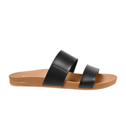 reef para mujer rf0a3oksbln sandalias cushion vista negro 375 plano ninguno casual