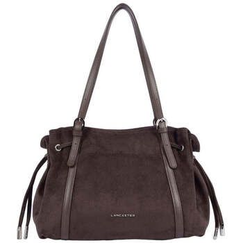 LANCASTER Bolsa Bolso Tote hombro L Velvet Emma Marrón para mujer