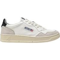 autry deportivas moda medalist leather low white black beige womens para mujer