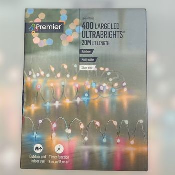 400 Large LED Ultrabrights - Rainbow