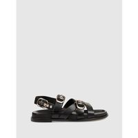 inuovo sandalias sandalia d51006 negro para mujer
